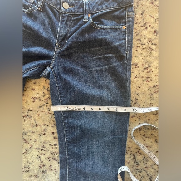 Women’s gap 1969 long and lean dark wash jeans size 27 x 31 - Picture 4 of 9